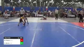 46 lbs Semifinal - Madden Peters, Wabasso vs Hudson Burns, Sebolt Wr Ac