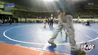 67 lbs Quarterfinal - Kyson Sides, Wichita Training Center vs Bennett Dawson, Team Tulsa Wrestling Club