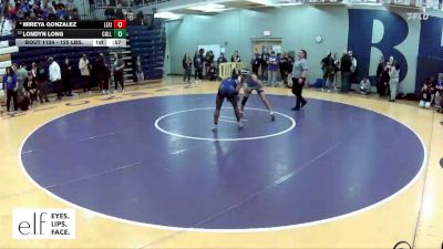 125 lbs. Cons. Round 7 - Londyn Long, Collinsville vs Mireya Gonzalez, Lexington