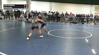 85 lbs Round Of 64 - Gage Peterson, IN vs Miles Davis, IL