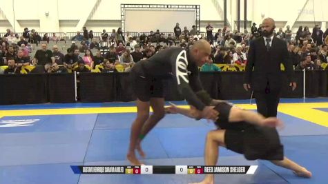 Reed Jamison Shelger vs Gustavo Henrique Saraiva Adolfo 2024 World IBJJF Jiu-Jitsu No-Gi Championship