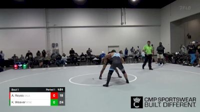 182 lbs Finals (2 Team) - Konlin Weaver, Roundtree vs Andre Reyes, Oklahoma Black Ops