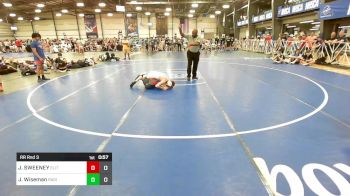 106 lbs Rr Rnd 3 - JOSIAH SWEENEY, Elite NJ HSB Black vs John Wiseman, Ragin Raisins Niagara