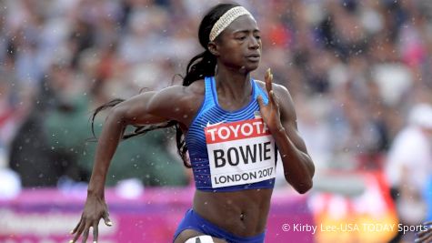 Team USA Wins 4x100m Gold With World Champ Tori Bowie On Anchor
