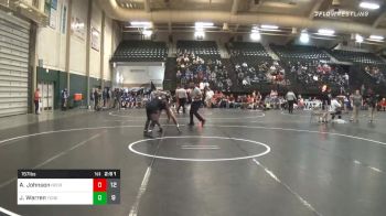 157 lbs Prelims - Austin (AJ) Johnson, NEO Reserve vs Jordan Warren, York College