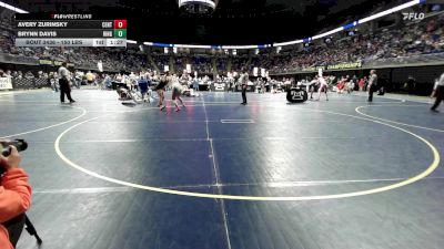 150 lbs Round Of 16 - Avery Zurinsky, Central Mountain vs Brynn Davis, Ringgold