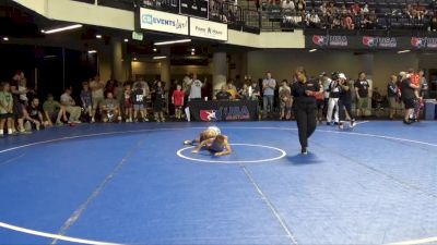 58 lbs Cons. Quarters - Gabriel Roark, Open Mats Wrestling Club vs Cooper Corbett, Roundtree Wrestling Academy