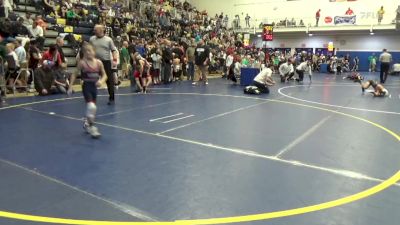 56 lbs Consy 2 - Easton Cheek, Waynesburg vs Russell Padezan, All American WC