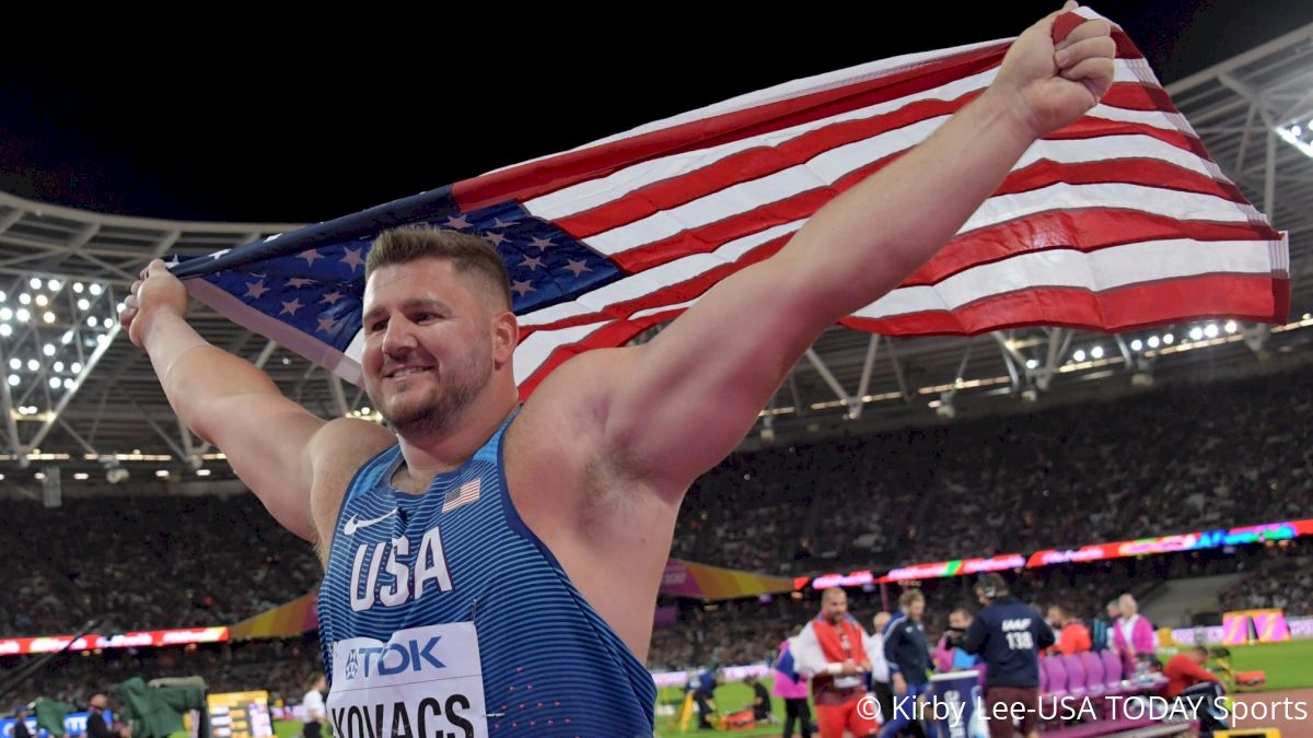 Defending Champion Joe Kovacs Takes Silver In Protest-Filled Shot Put Final