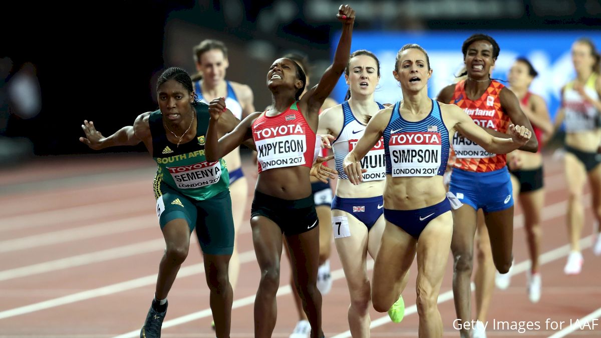 Faith Kipyegon Wins World Championship Gold, Jenny Simpson Kicks For Silver