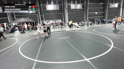 86 lbs 3rd Place - Mikel Lyles, Independent vs Noah Blackledge, Tucson Pride WC