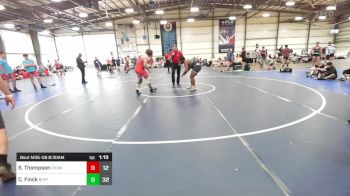 195 lbs Round Of 32 - Standford Thompson, CKWA vs Caden Finck, Buffalo Valley Wrestling Club - Black