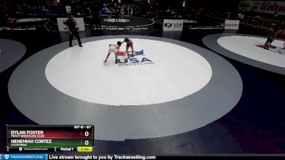 67 lbs Cons. Round 2 - Dylan Foster, Tracy Wrestling Club vs Nehemiah Cortez, California