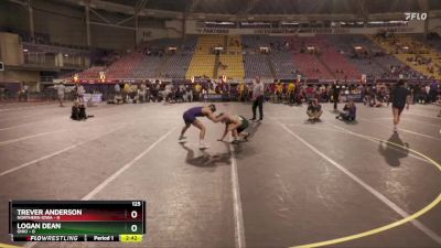 125 lbs Quarters & 1st Wb (16 Team) - Trever Anderson, Northern Iowa vs Logan Dean, Ohio