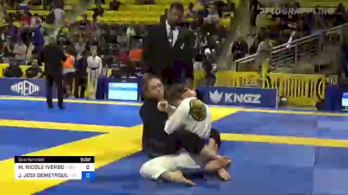 MELANIE NICOLE IVERSON vs JOAN JODI DEMETROULES 2022 World Jiu-Jitsu ...