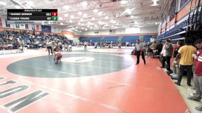 165 lbs Quarterfinal - Tanner Gerber, Wisconsin - Lacrosse vs Caden Young, Wisconsin-Stevens Point