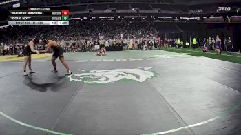 D4-285 lbs Champ. Round 1 - Malachi Marshall, Hudson vs Doug Hoyt, Otisville LakeVille Memorial