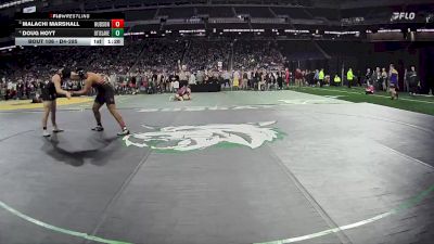 D4-285 lbs Champ. Round 1 - Malachi Marshall, Hudson vs Doug Hoyt, Otisville LakeVille Memorial