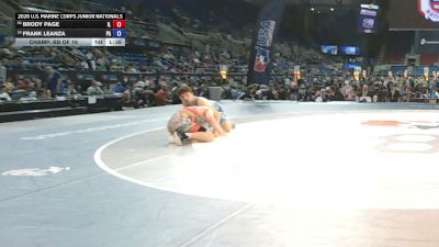 138 lbs Champ. Rd Of 16 - Brody Page, Illinois vs Frank Leanza, Pennsylvania