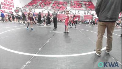 85 lbs Quarterfinal - Granger Howell, Tecumseh Youth Wrestling vs Caden Jerry, Rough Riders