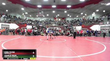 120 lbs Cons. Round 3 - Cora Flynn, Shelbyville vs Charlie Miles, Terre Haute South Vigo