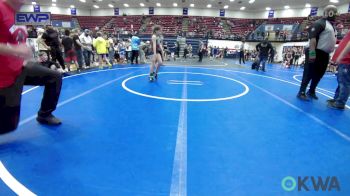 80 lbs Consi Of 4 - Bryson Vinson, Weatherford Youth Wrestling vs Avriella Pretty Bear, Harrah Little League Wrestling