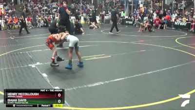 49 lbs Cons. Round 2 - Henry McCollough, Armada Tigers vs Isaiah Davis, Olivet Folkstyle WC