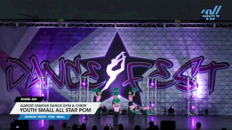 Almost Famous Dance Gym & Cheer - Youth Small All Star Pom [2025 Youth - Pom - Small Day] 2025 DanceFest Grand Nationals