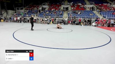 94 lbs Cons 32 #2 - Owen Dorshorst, WI vs Zachary Leto, FL