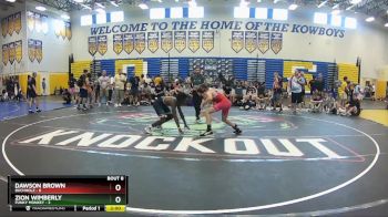 120 lbs Champ Round 1 (16 Team) - Dawson Brown, Buchholz vs Zion Wimberly, Funky Monkey