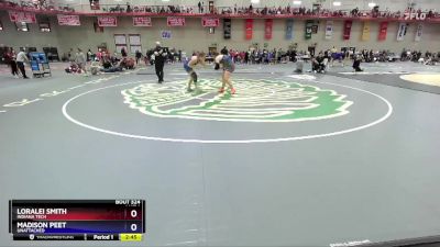 160 A Cons. Round 1 - Loralei Smith, Indiana Tech vs Madison Peet, Unattached