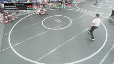 155 lbs Champ. Round 1 - Aurora Oswald, Threshold Wrestling Club vs Lindsey Smith, Torrance