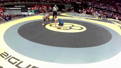D1-120 lbs Cons. Round 1 - Nick Coverstone, Hil. Darby vs A.J. Dubendorfer, Whitmer