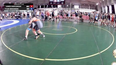 285 lbs Quarters - James Hartleroad, Midwest Regional Training Center vs Tyler Meeuwsen, Michigan