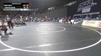 6A Boys 150 lbs Champ. Round 1 - Izzak Macy, Southridge Boys vs Deacon Odom, North Salem Boys