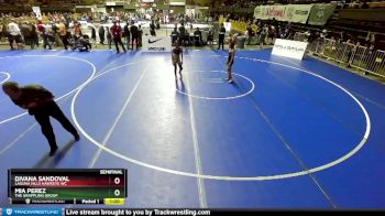 95 lbs Semifinal - Mia Perez, The Grappling Group vs Divana Sandoval, Laguna Hills Hawkeye WC