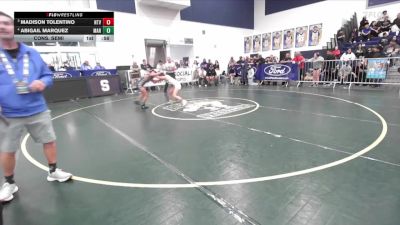 100 lbs Cons. Semi - Abigail Marquez, Marina vs Madison Tolentino, Northview