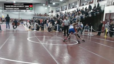106 lbs Quarterfinal - Jason Ireland-Schmuck, East Longmeadow vs Matthew Childs, Upper Cape Cod RVT School