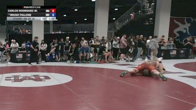110 kg Champ. Rd Of 32 - Carlos Rodriguez Jr., Heartland Wrestling Academy vs Bruno Pallone, Hardin Wrestling Club