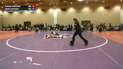 132 lbs Cons. Sub-quarters - Parker Humphrey, NJRTC vs Brody Mayfield, Steller Trained