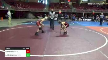 114 lbs Final - Brechen Frederick, Metro vs Langdon Klinkhammer, Thorn Trained