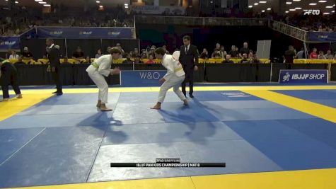 Ahmet Akif Saygili vs Davi Silva Campos 2026 Pan Kids Jiu-Jitsu IBJJF Championship
