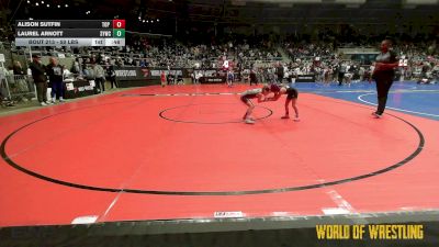 50 lbs Consolation - Alison Sutfin, Top Rank vs Laurel Arnott, Seymour Youth Wrestling Club