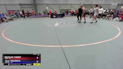 165 lbs Placement Matches (8 Team) - Bradlee Farrer, Utah vs Trae Frederick, Oregon