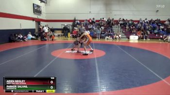 106 lbs Consolation Bracket - Aiden Begley, West End High School vs Parker Salvail, Grissom Hs