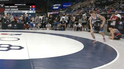 132 lbs Champ. Rd Of 128 - Carl Andrade, Virginia vs Colby Roesler, New York