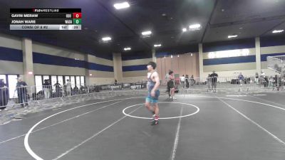 157 lbs Consi Of 8 #2 - Gavin Meraw, Oso Way WC vs Jonah Ware, Wasatch WC