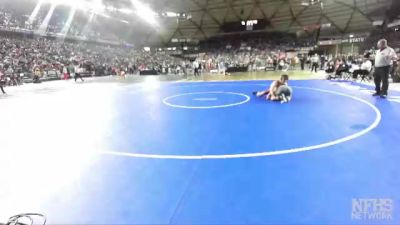 3A 160 lbs Champ. Round 1 - Kael Ball, Kennewick vs Benjamin Boss, Eastside Catholic