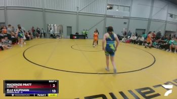 138 lbs Round 1 (8 Team) - Mackenzie Pratt, Illinois vs Elle Kaufmann, Georgia Blue