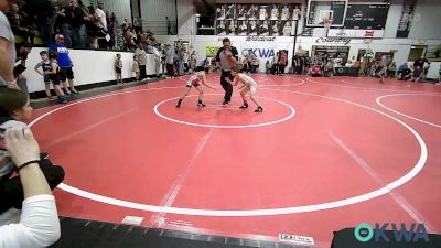 52 lbs Round Of 16 - Conner Woods, Salina Wrestling Club vs Nolan Stumbo, Coweta Tiger Wrestling